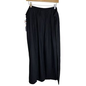 We Be Bop Long Maxi Skirt Black Size 5x